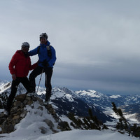 Dodo und Henry am Hahnenkamm (Reutte)