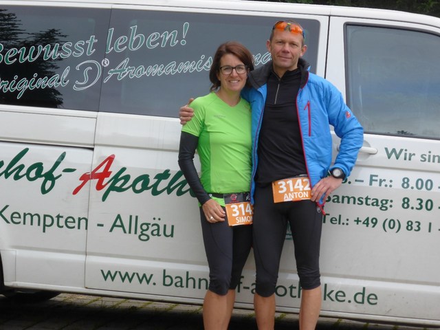 Simone und Dodo beim SwissIronTrail