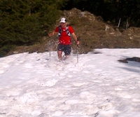 kniehoher Schnee - so gehts bergab