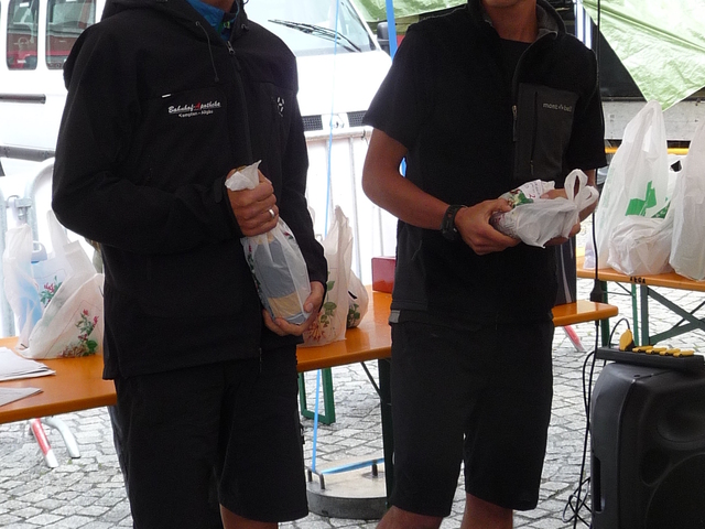Platz 1 und 2